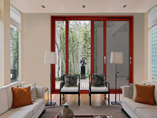 Zindywidualizowane Wielkie Szklane Patio Doors Powder Coated Aluminium Frame