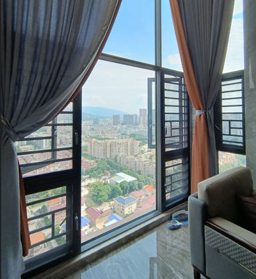 Nowoczesne aluminiowe szyby oscylujące