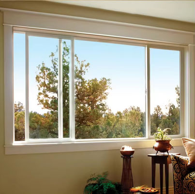 Komercyjne dźwiękoszczelne okna przesuwne z ramki aluminiowej z szkłem izolowanym