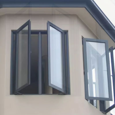 Nowy projekt Aluminiowy Okienko kołyskowe z szkłem hartowanym