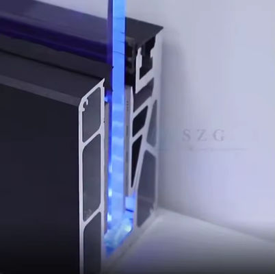 Lamel U Channel Glass Balustrade Installacja montowana na górze ze szkłem laminowanym