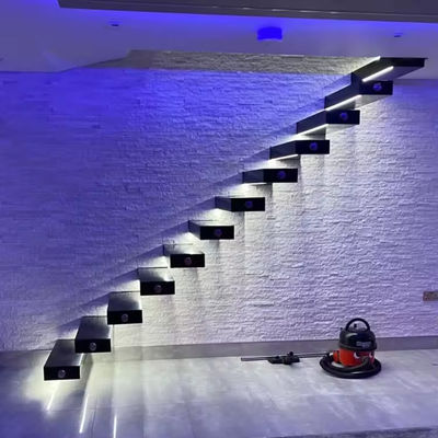 SZG Nowoczesny projekt Pływające schody Niestandardowe Pływające drewniane schody