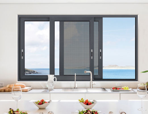 Drzwi przesuwne z aluminium odporne na huragany na zewnątrz