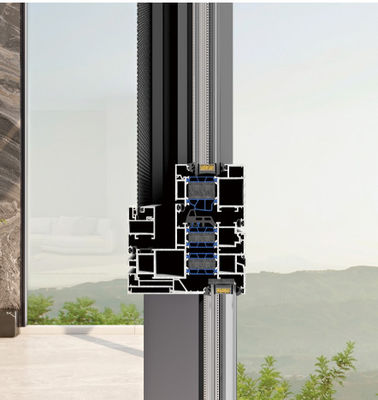 Aluminiowe trwałe otwarte okno z laminowanym szkłem i hartowanym szkłem izolowanym