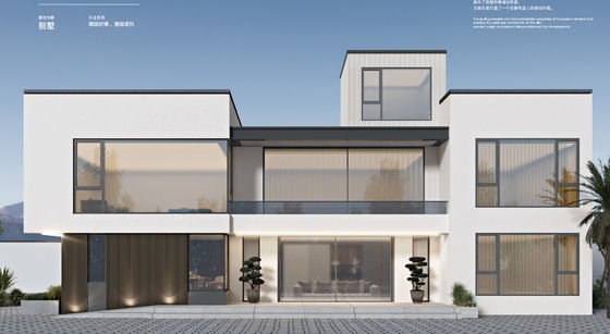 Bezpieczne okna z aluminiowego osłony z hartowanym szkłem izolowanym i wielopunktowym blokadą