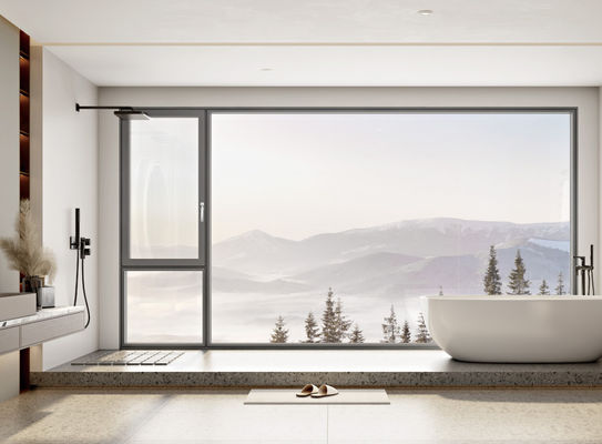 Aluminiowe okna wychylające się do zewnątrz Łatwe do czyszczenia i odporne na ciepło