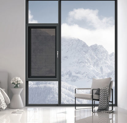SZG Casement Open Aluminium Swing Window Z Hardware'em Ze Stainless Steel