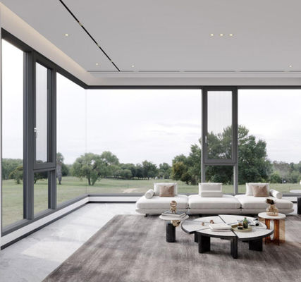 Łatwa konserwacja Aluminiowe okienko swingowe okienko szklane