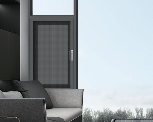 Oszczędność energii Aluminiowe okienko swingowe Szkło hartowane