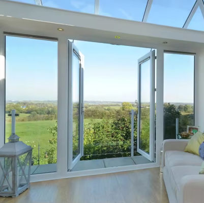 Powłoka powlekane aluminiowe drzwi swingowe przyjazne dla środowiska dla długoterminowego użytku