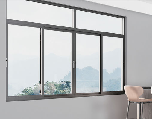 SZG Powder Coated Sliding Aluminium Window Z Multi Point Locking System And Hardware