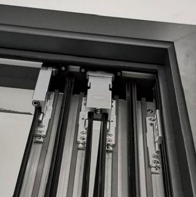 Izolowane szkło aluminiowe złożone drzwi patiowe