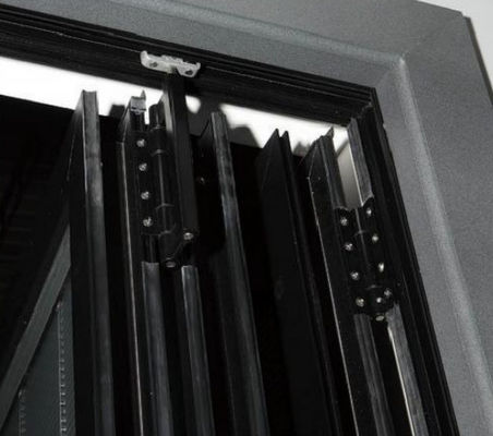 Bezproblemowe działanie Aluminiowe drzwi składane Ciężkie drzwi akordeon aluminiowy