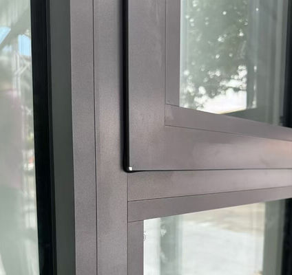 Wodoszczelne aluminiowe kołyskowe okna szkło laminowane