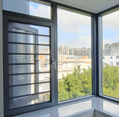 Zastosowalne aluminiowe okienko swingowe powlekane w proszku