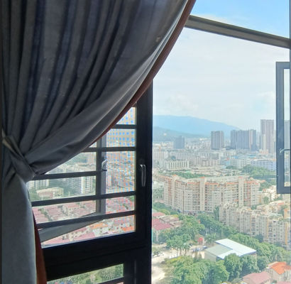 Nowoczesne aluminiowe szyby oscylujące