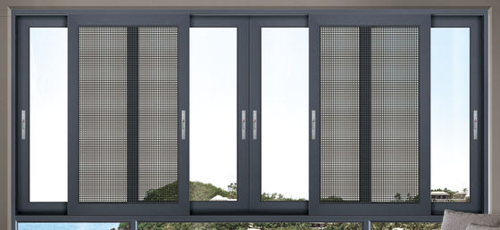 Zastosowalne okna przesuwne z aluminium Zastąpienie z hartowanym laminowanym
