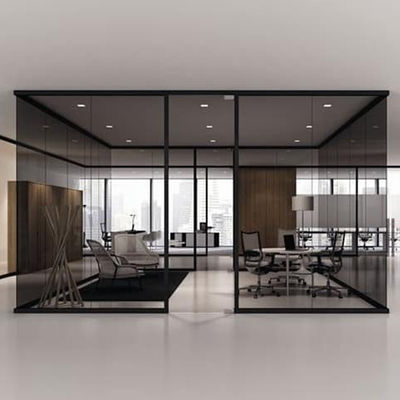 Szkło kolorowe wnętrza Szkło przegrody do użytku domowego z ramą z aluminium