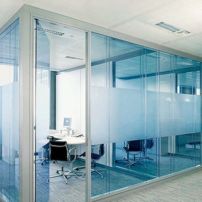 Szkło kolorowe wnętrza Szkło przegrody do użytku domowego z ramą z aluminium