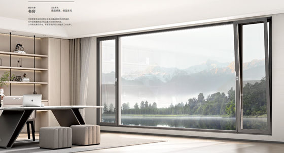 Elastyczne okna aluminiowe z nachyleniem i obrotowym