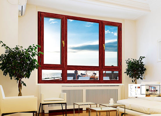 Wytrzymałe aluminiowe okna z profilami izolacyjnymi i odpornymi na korozję