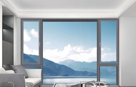 Dostosowywalne okna aluminiowe z wygięciem i skrętem