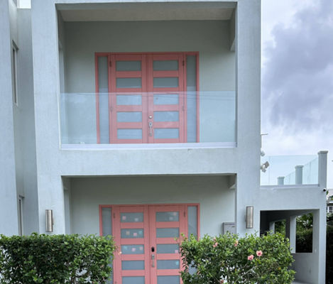 SZG U Kanał bez ramy 12 mm Szklane balkony Rury Budynki mieszkalne