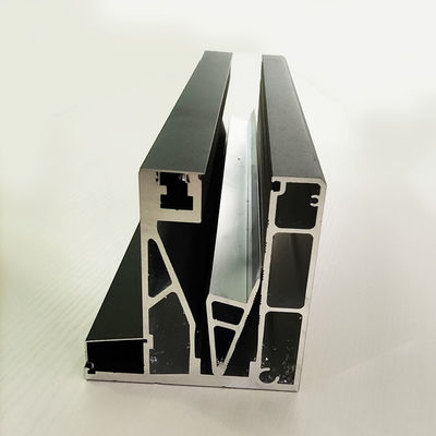 Nowoczesne aluminiowe poręcze szklane bez ramy