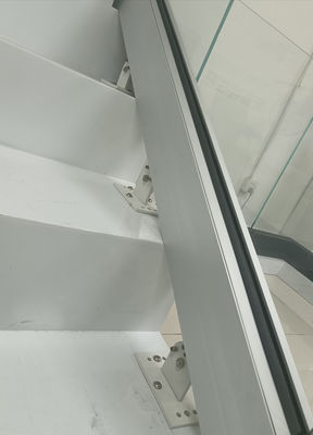Zastosowalna 12 mm aluminiowa bariera szklana 304 SS balustrada szklana bez ramy