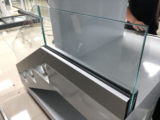 Zastosowalna 12 mm aluminiowa bariera szklana 304 SS balustrada szklana bez ramy
