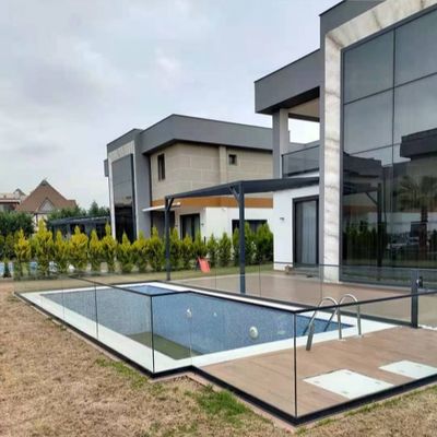 Nowoczesny projekt U Channel Glass Railing o grubości szkła 8-16 mm i ponad 5-letniej gwarancji do użytku wewnętrznego / zewnętrznego