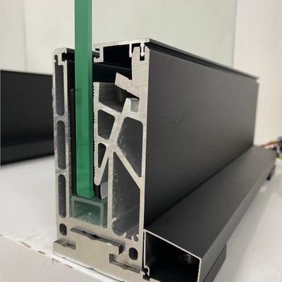 Stabilny 800-1200 mm system kanału szkła hartowanego z aluminium dla bezpieczeństwa i estetyki