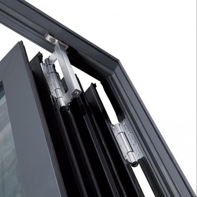Okna składane z aluminiowego szkła i złotych dębów dla centrów kongresów