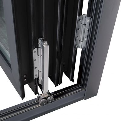 Okna składane z aluminiowego szkła i złotych dębów dla centrów kongresów