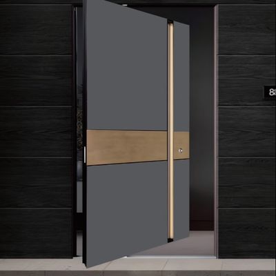 Zindywidualizowane drzwi wejściowe aluminiowe stopowe