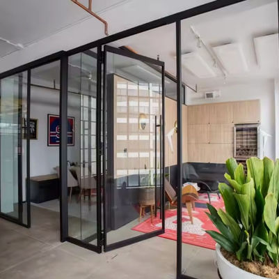 Automatyczne otwierane aluminiowe drzwi wahadłowe z całodobowym wsparciem online i ponad 5-letnią gwarancją