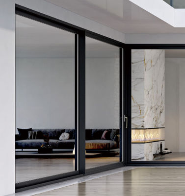 Konfigurowalne aluminiowe drzwi przesuwne o zwiększonym bezpieczeństwie i siatką ze stali nierdzewnej zapewniającą trwałość przez 50 lat