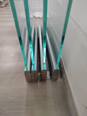 Izolowane drzwi zewnętrzne ze szkła aluminiowego dla budynków komercyjnych