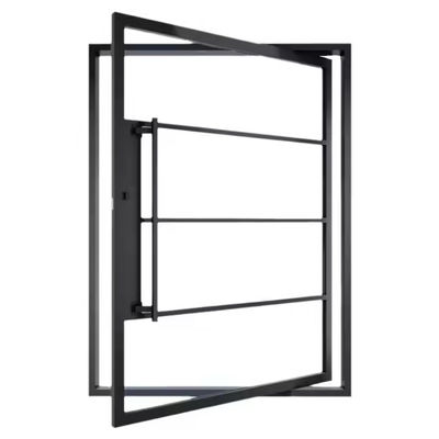 Nowoczesny projekt mieszkalny Aluminiowe drzwi z przodu z 304 stal nierdzewna sprzęt i profil aluminiowy