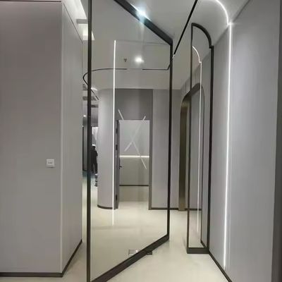 Aluminiowe ramy szklane drzwi z gumowym taśmą EPDM dla zadowolenia klientów