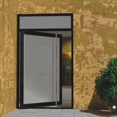 4-12 mm podwójne szyby aluminiowe drzwi z przejrzystym szkłem i materiałem sieciowym ze stali nierdzewnej