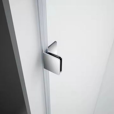 Wodoszczelne i izolowane drzwi przesuwne prysznicowe w ramie ze szkła ze stali nierdzewnej