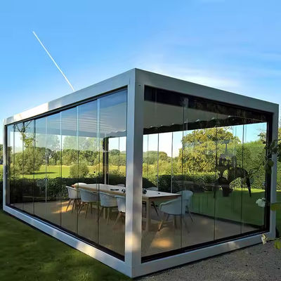 Bezkrawędziowa składana przesuwna kurtyna drzwiowa ze szkła hartowanego, drzwi do podziału balkonu