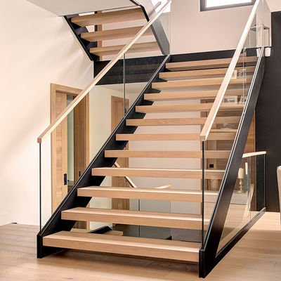 Aluminiowy profil U do balustrady schodowej ze szkłem, ze szklanym zaciskiem, poręcz schodowa, rama górna