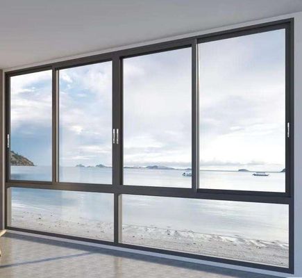Wytrzymałe poziome aluminiowe okno przesuwne z ponad 5-letnią gwarancją