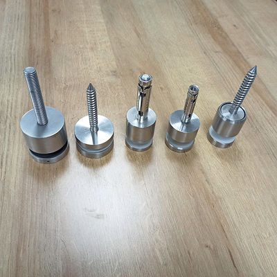 Regulowany system balustrady szklanej ze stali nierdzewnej 304/316 z rozstawem 30 mm/42,4 mm do szkła o grubości 8-12 mm