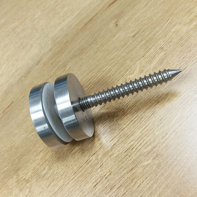 Regulowany system balustrady szklanej ze stali nierdzewnej 304/316 z rozstawem 30 mm/42,4 mm do szkła o grubości 8-12 mm