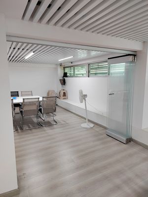 Fluorowęglowodorowe, aluminiowe, przesuwne, składane drzwi z rozbiciem termicznym