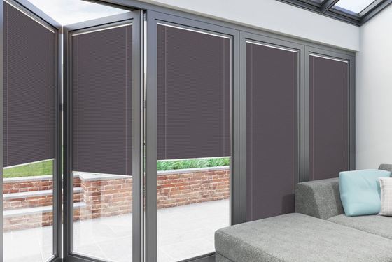 Podwójnie oszklone, izolowane lamele żaluzji, uszczelnienie okna skrzynkowego z wewnętrznymi akcesoriami do rolet między szybami